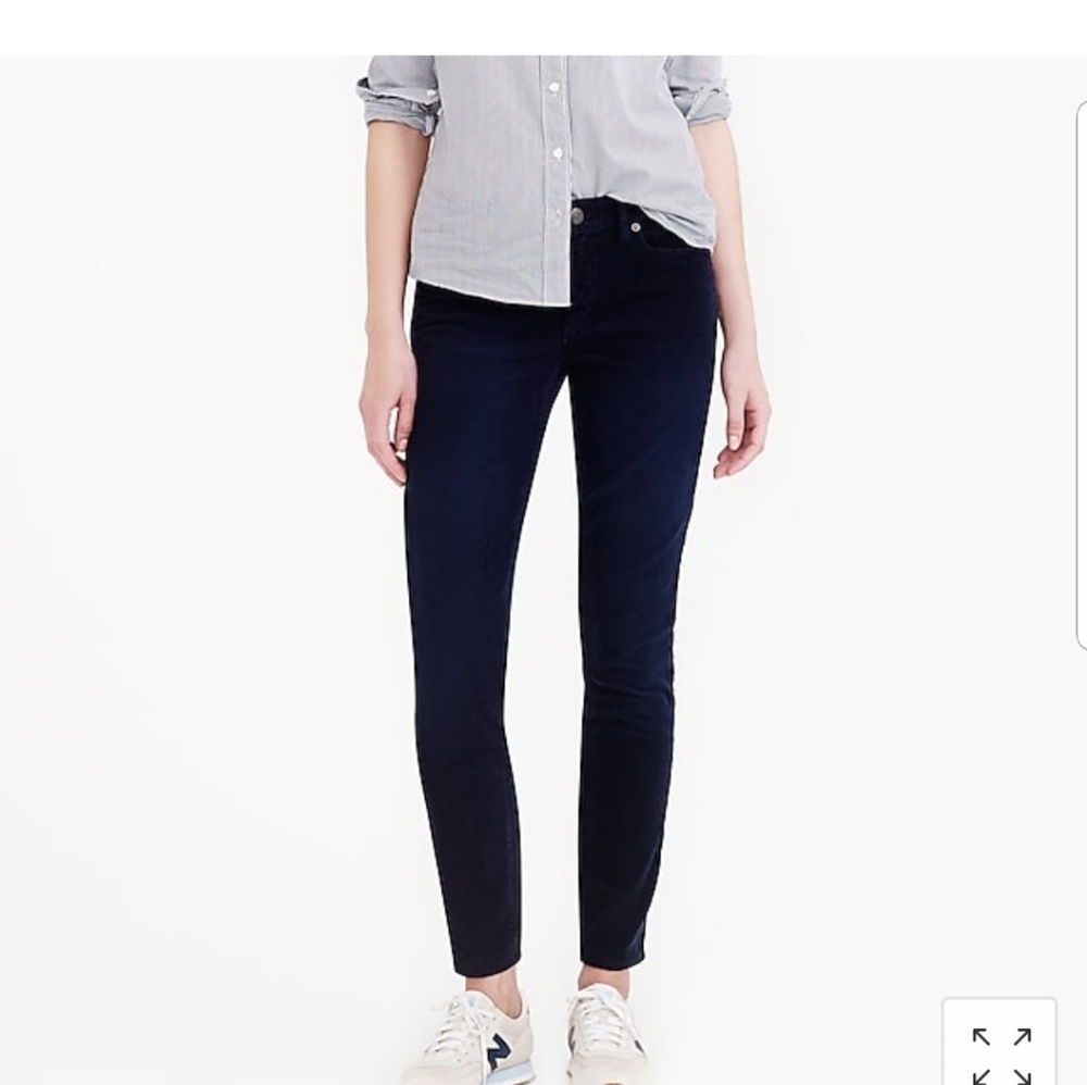 J. Crew Toothpick Corduroy Pants